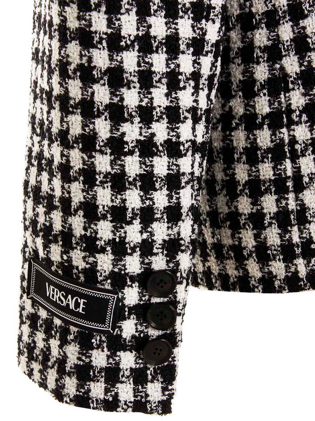 Versace Women Tweed Wool Blazer Jacket VERSACE