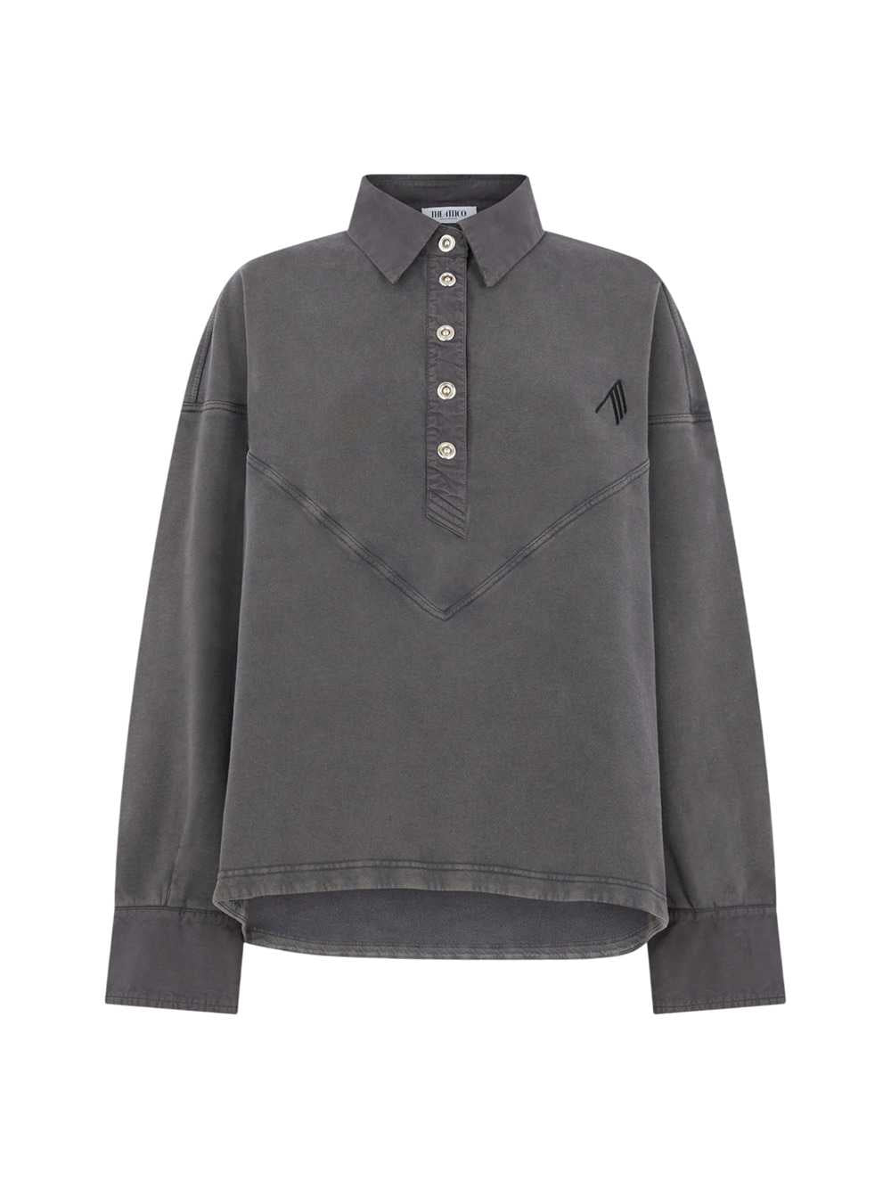 The Attico Women Vintage Gray Sweatshirt