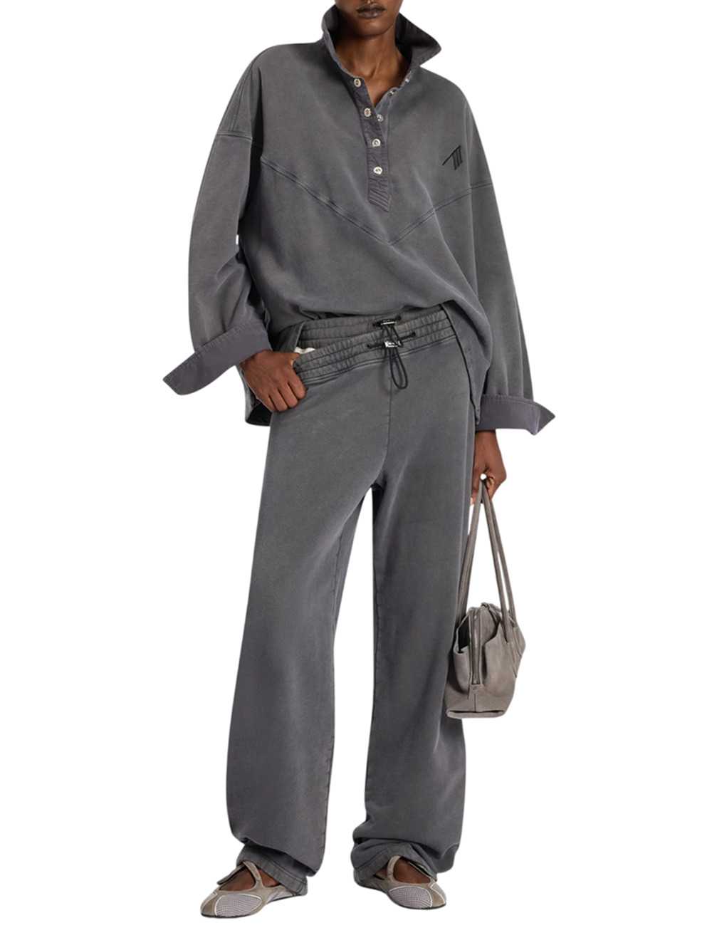 The Attico Women Vintage Gray Sweatshirt