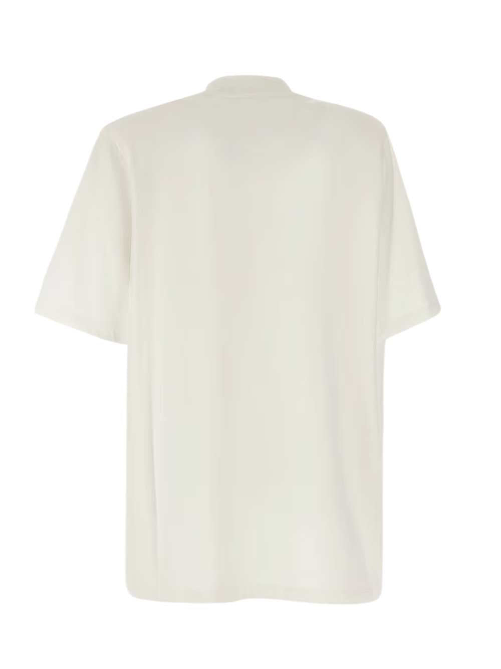 The Attico Women High-Neck T-Shirt With Logo Print THE ATTICO