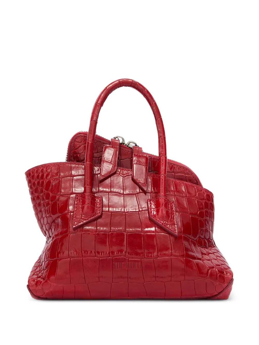 The Attico Women Crocodile-Effect Tote Bag THE ATTICO