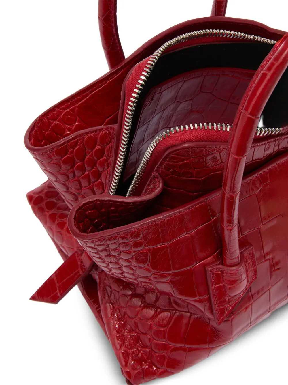 The Attico Women Crocodile-Effect Tote Bag THE ATTICO