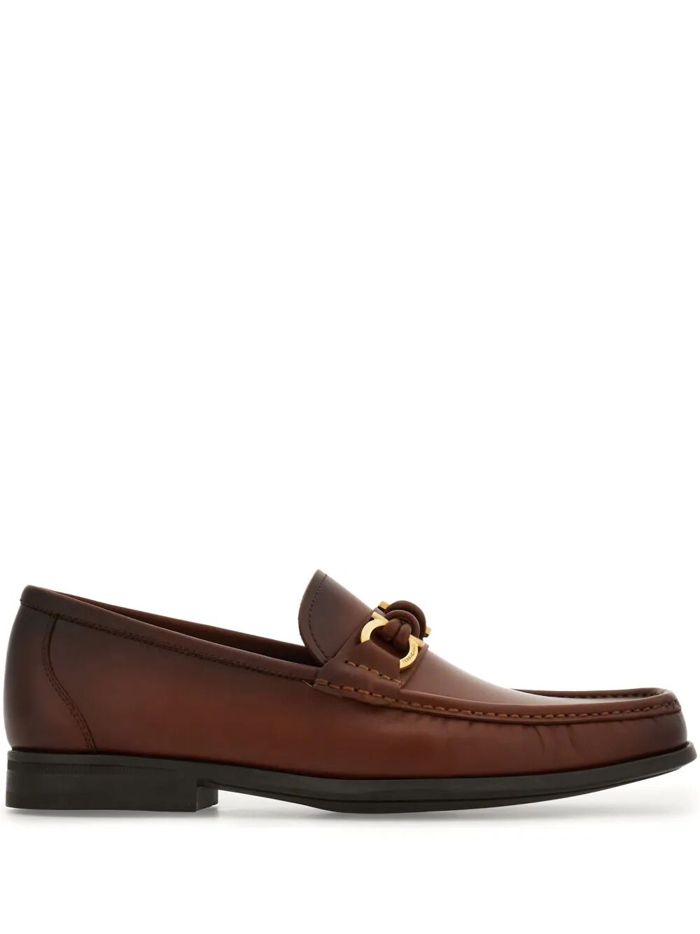 Ferragamo Men Alain Leather Loafers With Hues FERRAGAMO