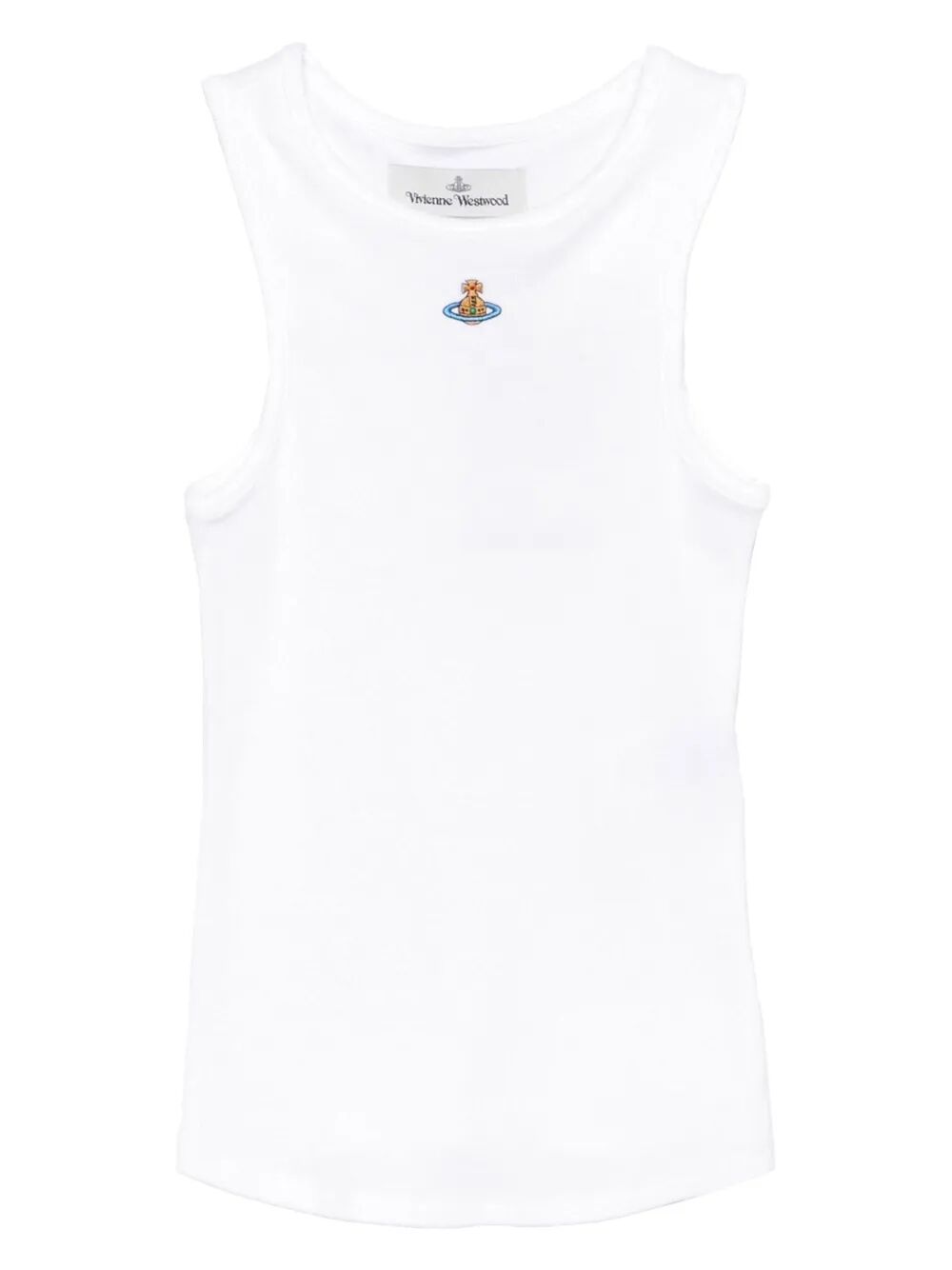 Vivienne Westwood Women 90S Orb-Embellished Ribbed Tank Top VIVIENNE WESTWOOD