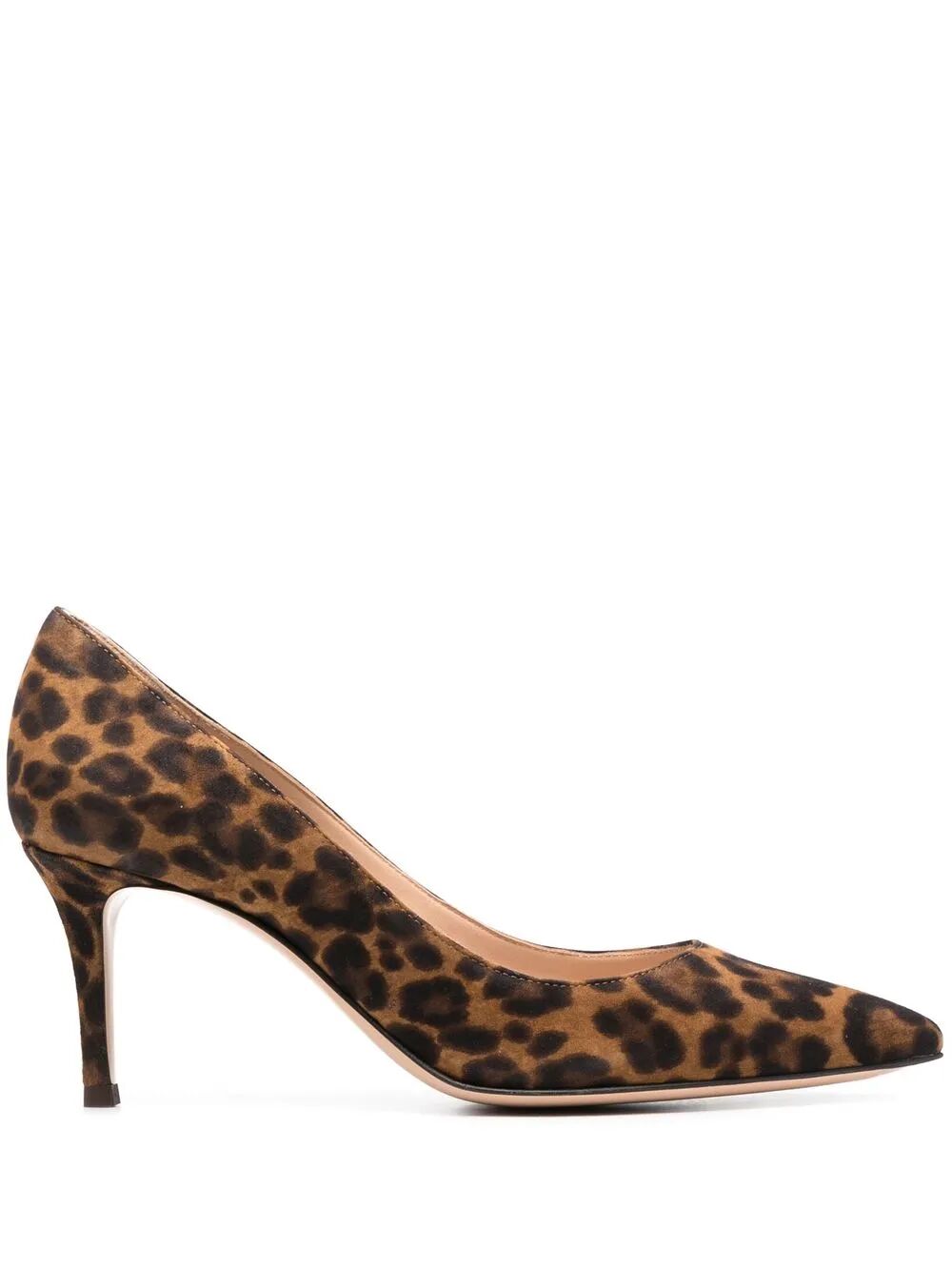 Gianvito Rossi Women Gianvito 70 Leopard-Print Suede Pumps GIANVITO ROSSI