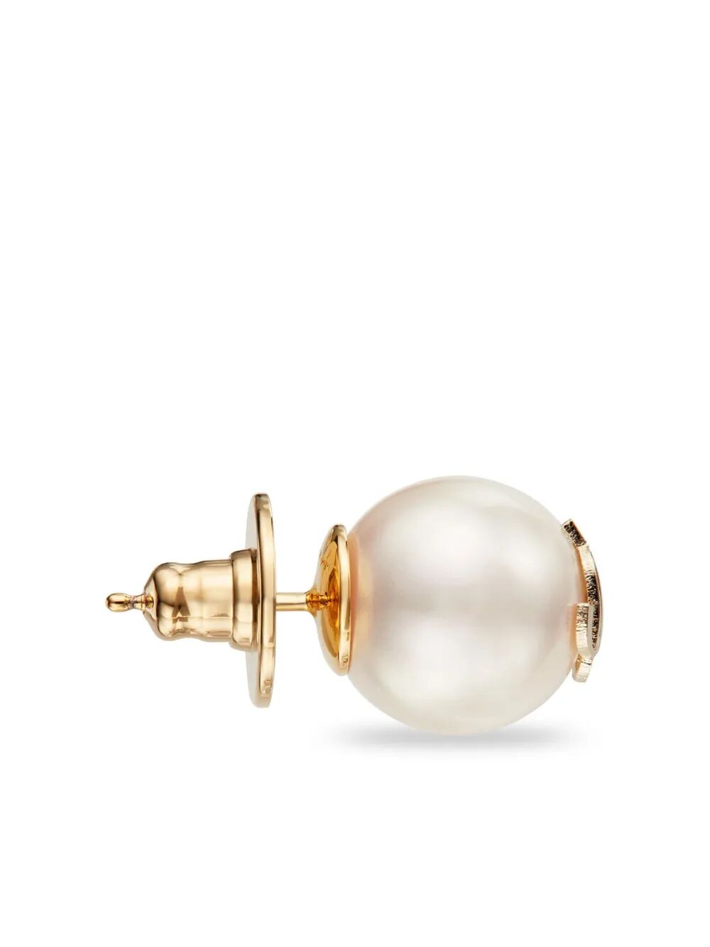 Jimmy Choo Women Gold-Finish Metal Jc Pearl Stud Earrings JIMMY CHOO