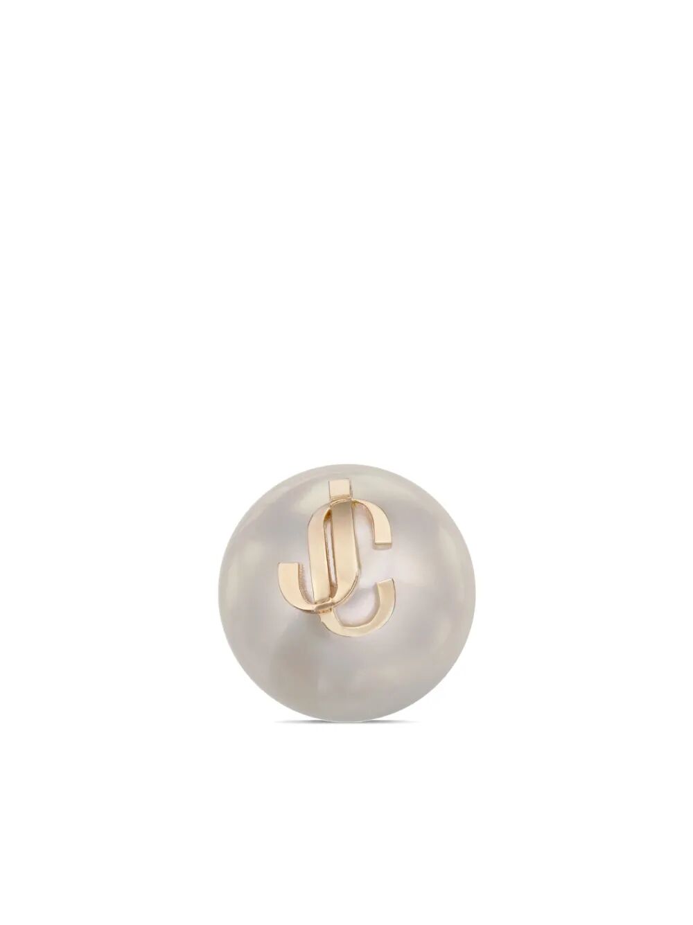 Jimmy Choo Women Gold-Finish Metal Jc Pearl Stud Earrings JIMMY CHOO