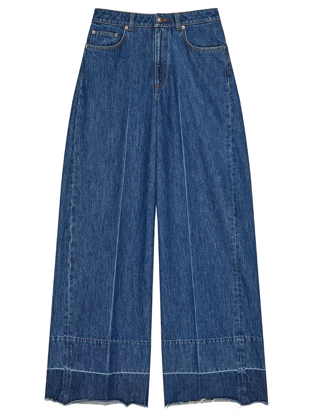 Givenchy Women 5 Pockets Wide-Leg Jeans GIVENCHY