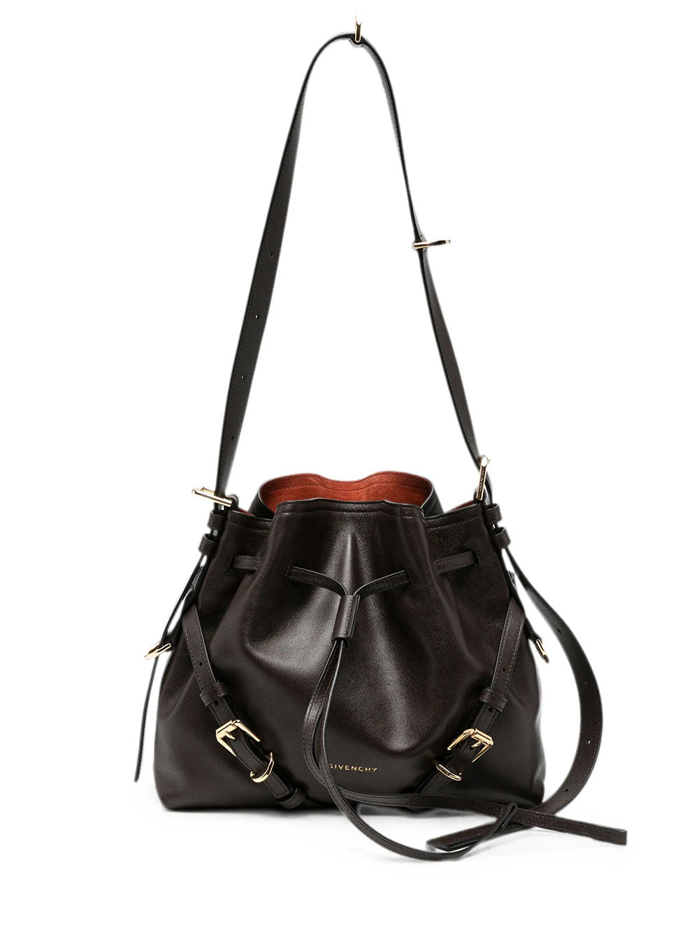 Givenchy Women Small Voyou Bucket Bag In Shiny Leather GIVENCHY