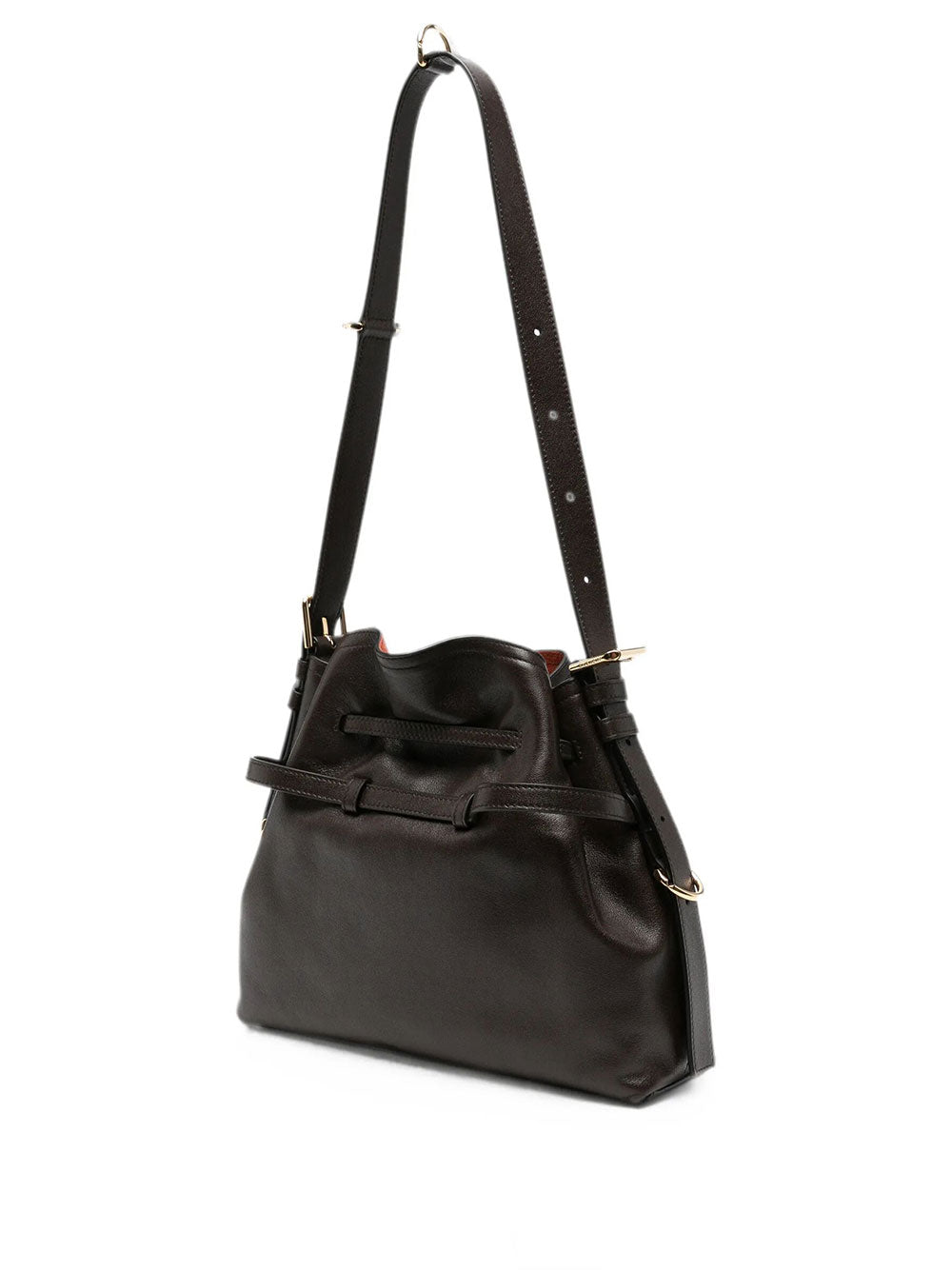 Givenchy Women Small Voyou Bucket Bag In Shiny Leather GIVENCHY
