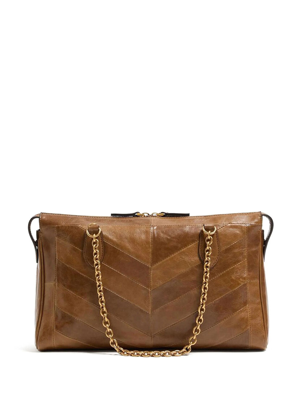 Valentino Garavani Women Valentino Garavani Panthea Shoulder Bag In Nappa Leather With Chevron Pattern VALENTINO GARAVANI