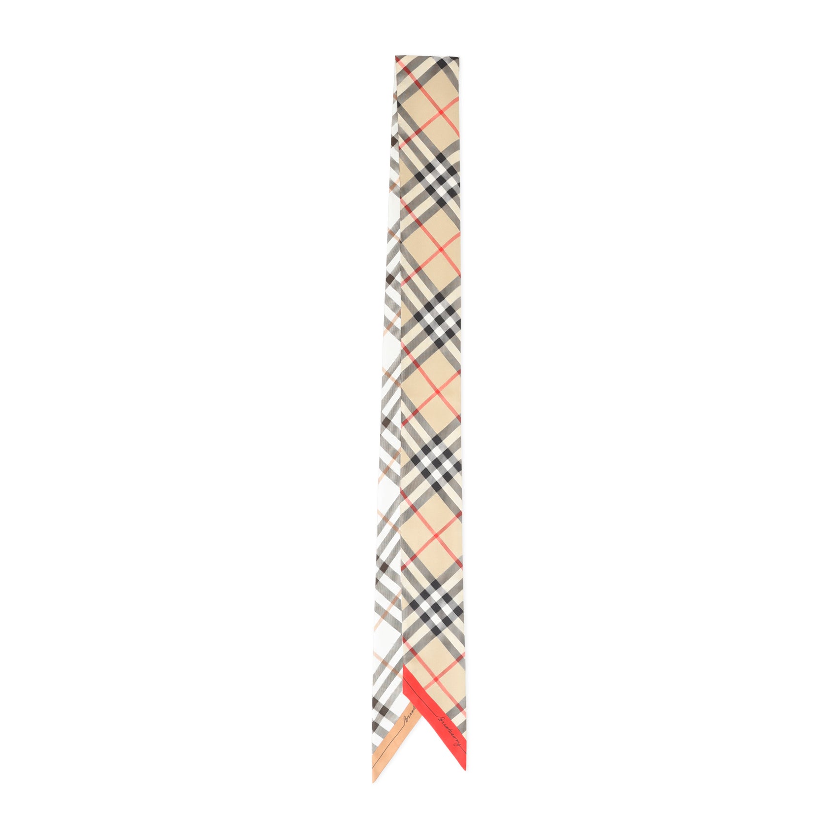 Burberry Check Silk Skinny Foulard Women BURBERRY