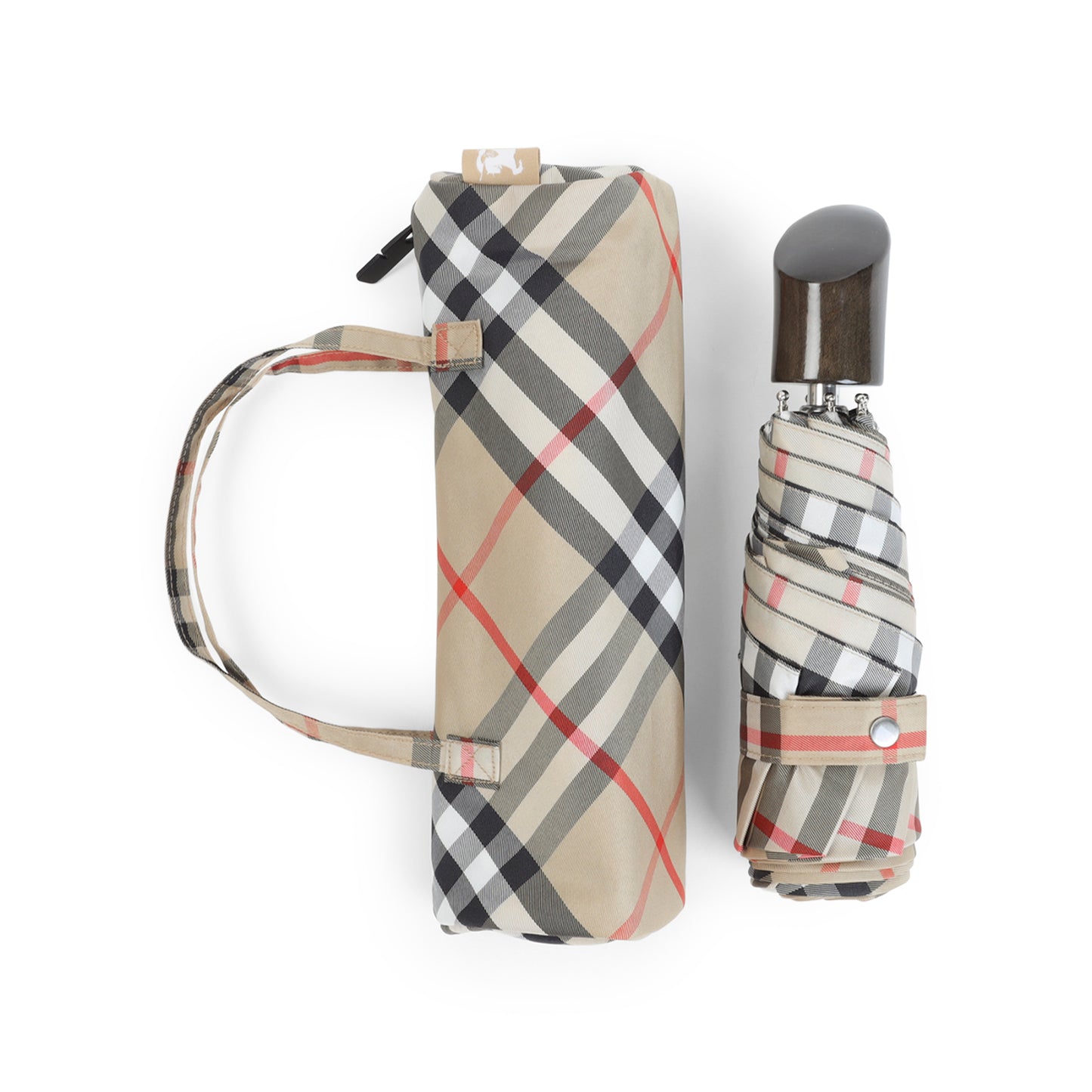 Burberry Check Compact Umbrella Women BURBERRY