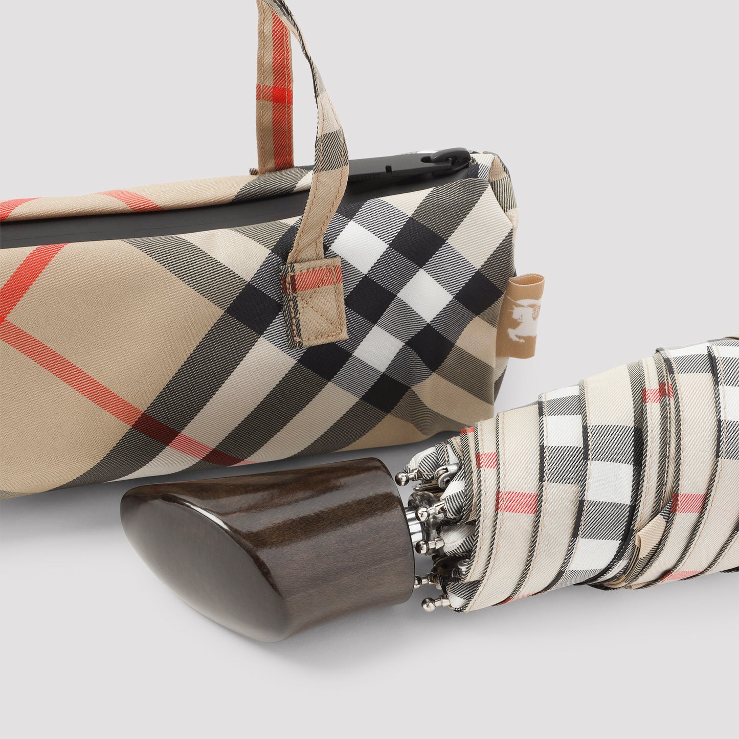 Burberry Check Compact Umbrella Women BURBERRY