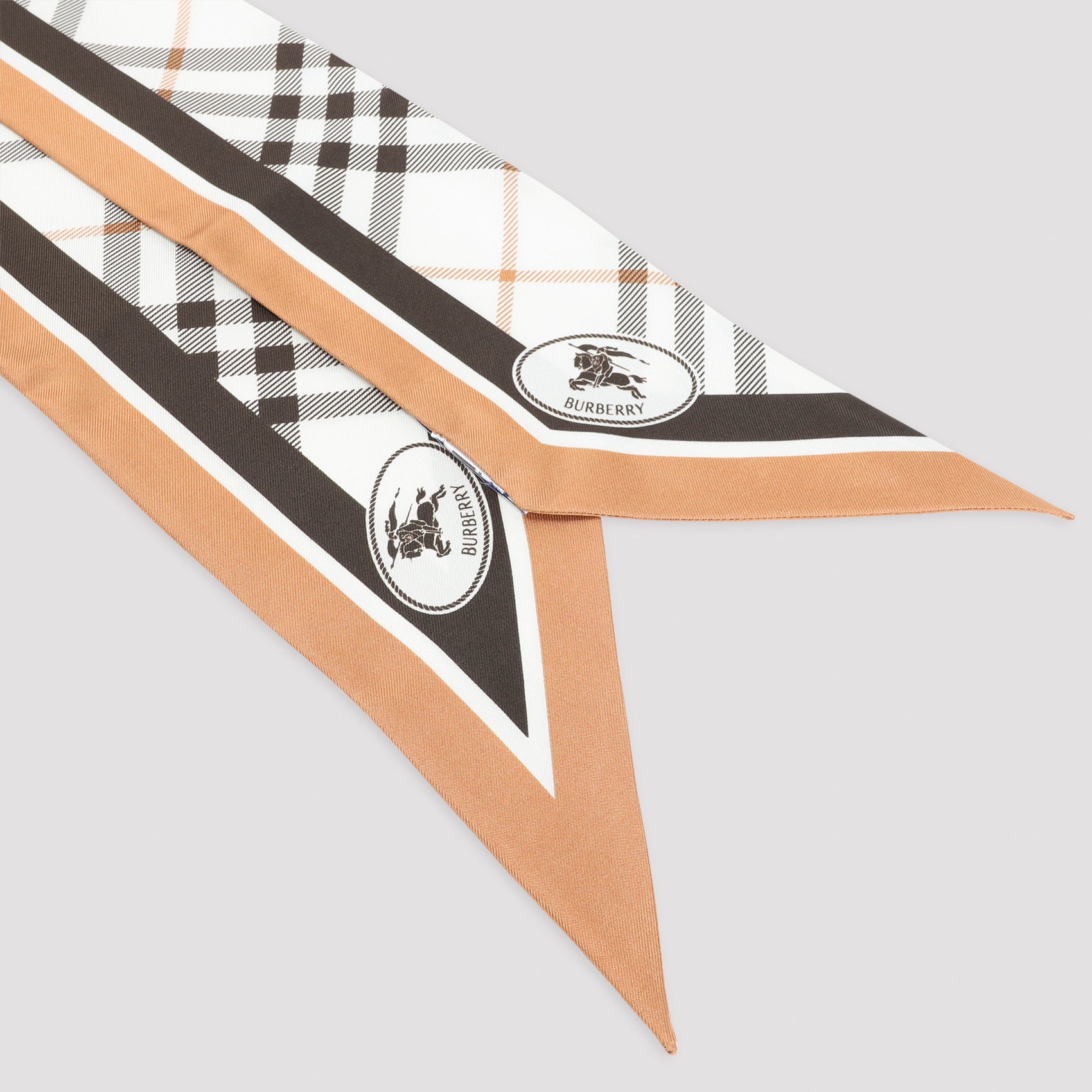 Burberry Check Silk Foulard Women BURBERRY