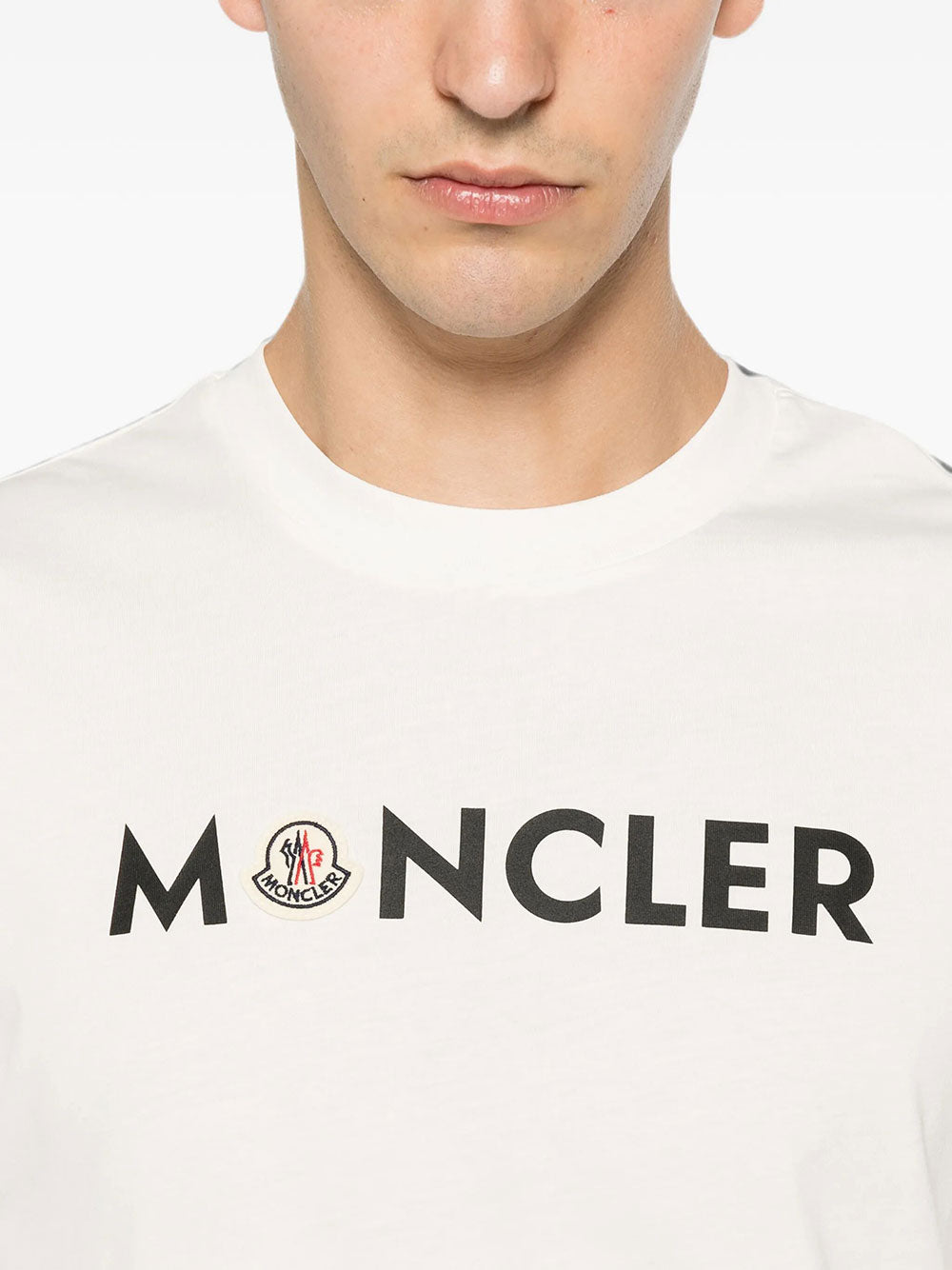 Moncler Men Logo Cotton T-Shirt MONCLER