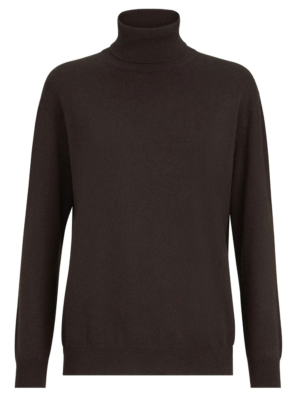 Brunello Cucinelli Women Maglia Collo Alto In Cashmere Con Monile BRUNELLO CUCINELLI