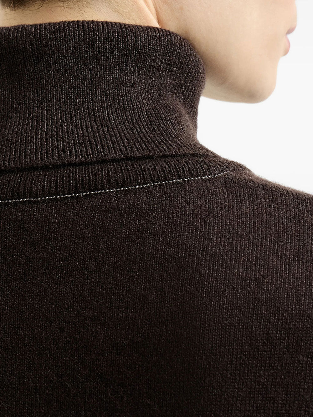 Brunello Cucinelli Women Maglia Collo Alto In Cashmere Con Monile BRUNELLO CUCINELLI