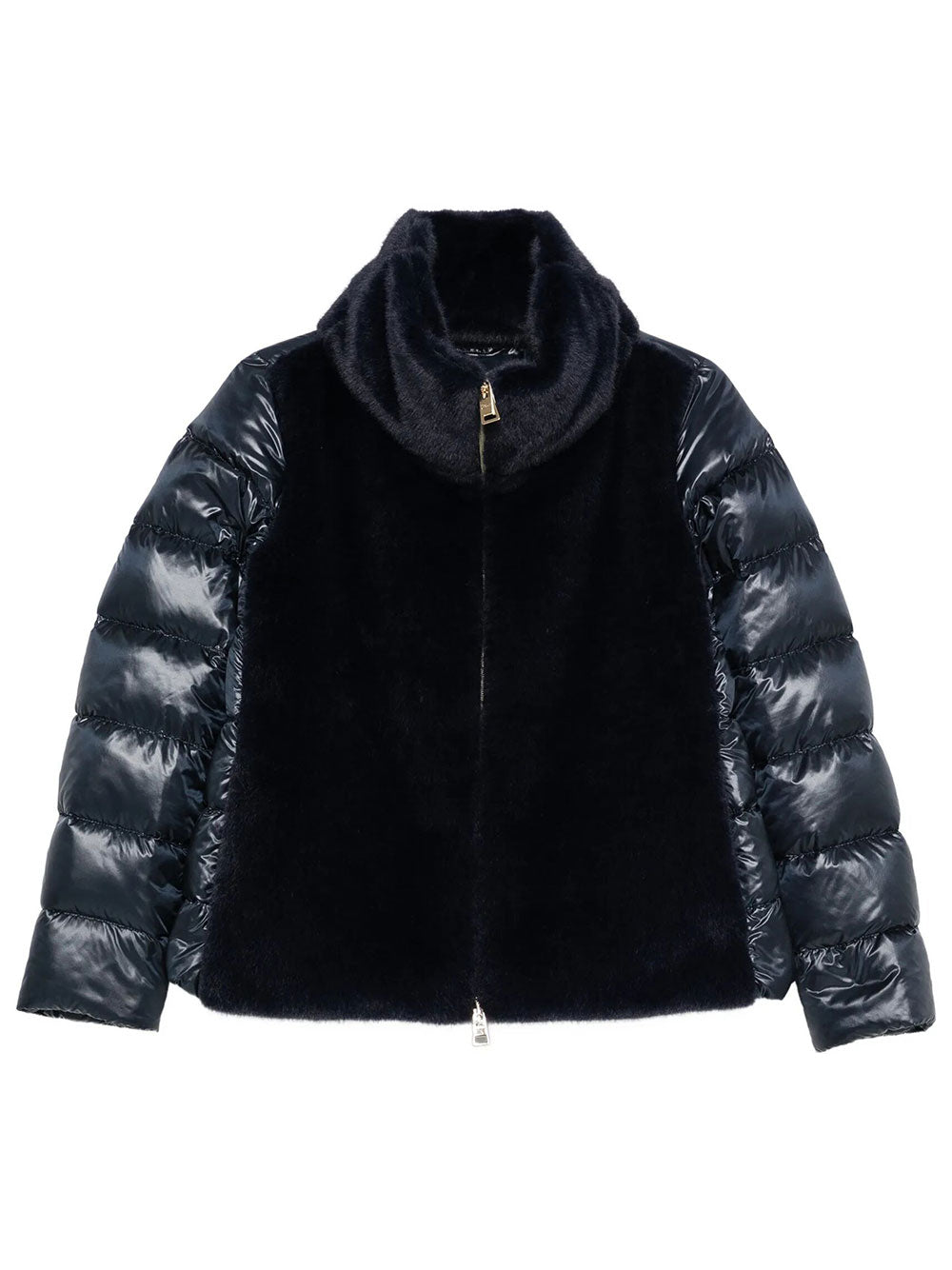 Herno Women Faux Fur-Inserts Ultralight Padded Jacket HERNO
