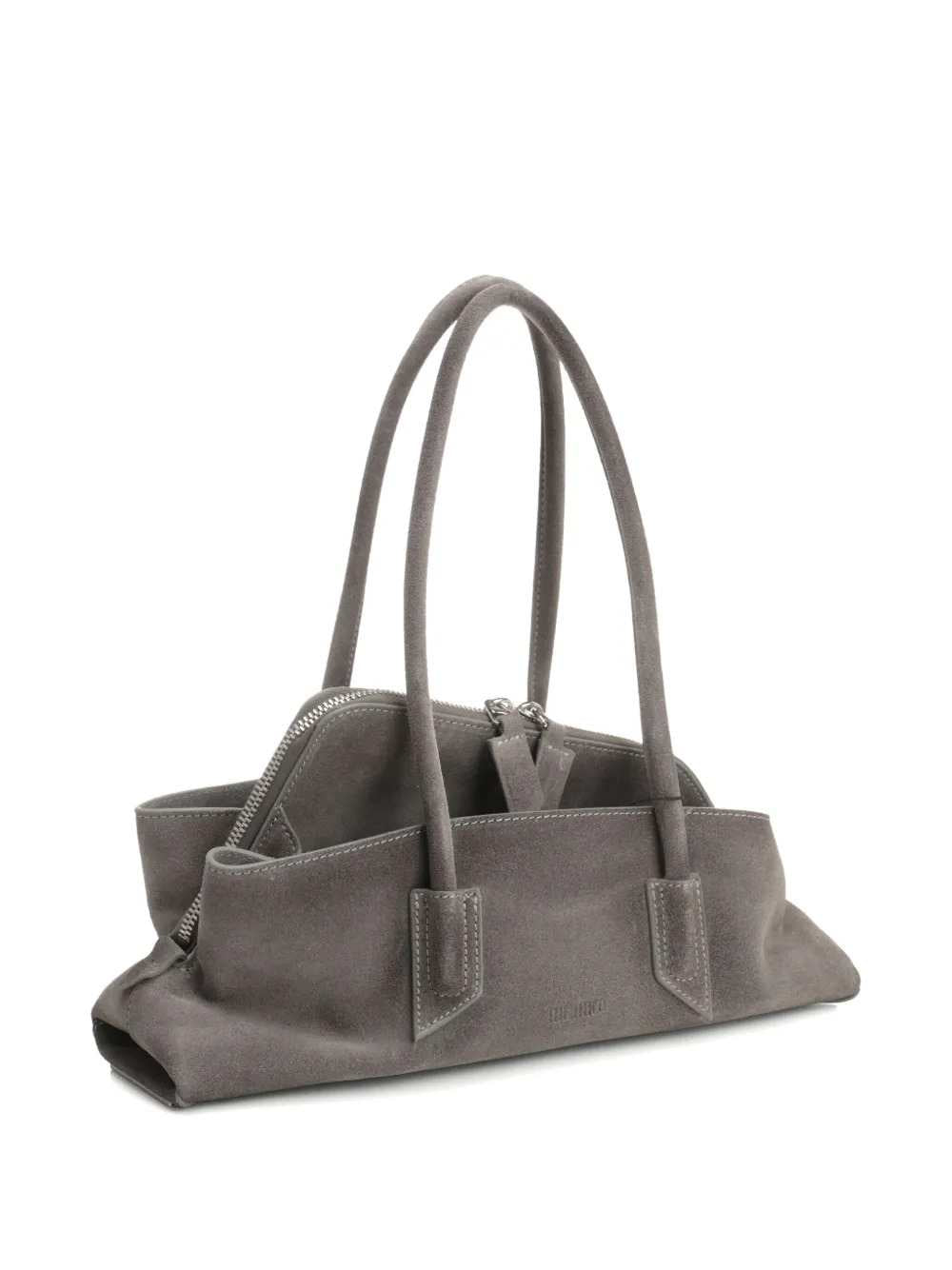The Attico Women La Passeggiata Small Suede Shoulder Bag