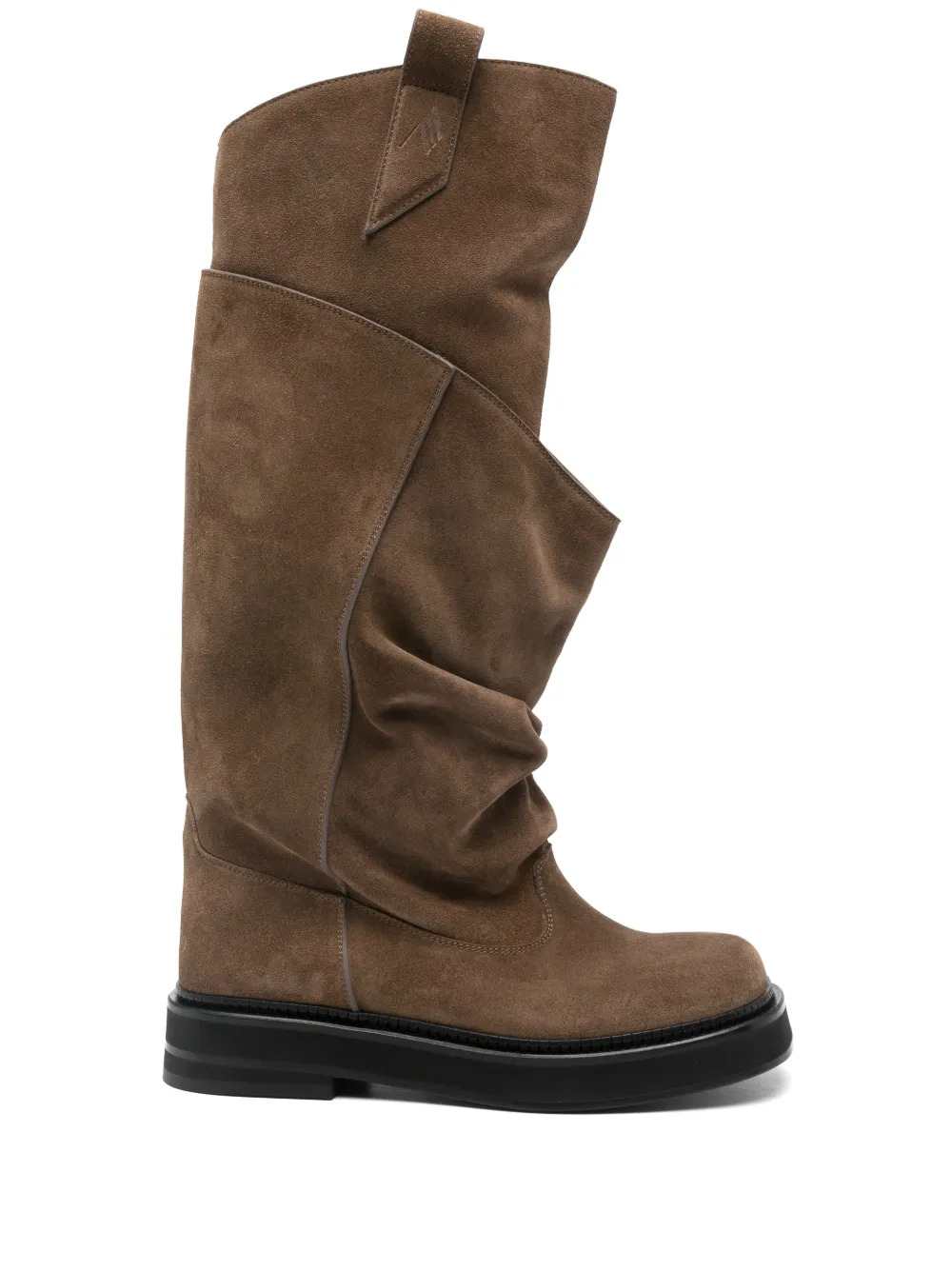 The Attico Women Robin Promenade Knee-High Suede Boots