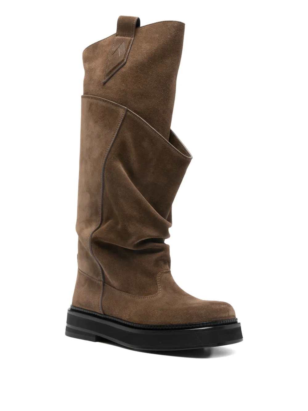 The Attico Women Robin Promenade Knee-High Suede Boots