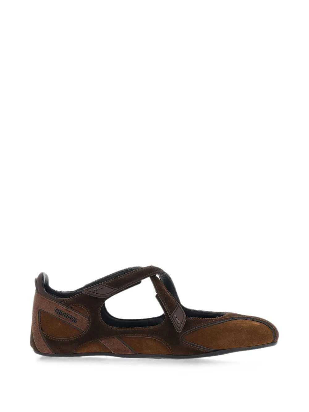 The Attico Women Suede Ballet Flats, Size 1