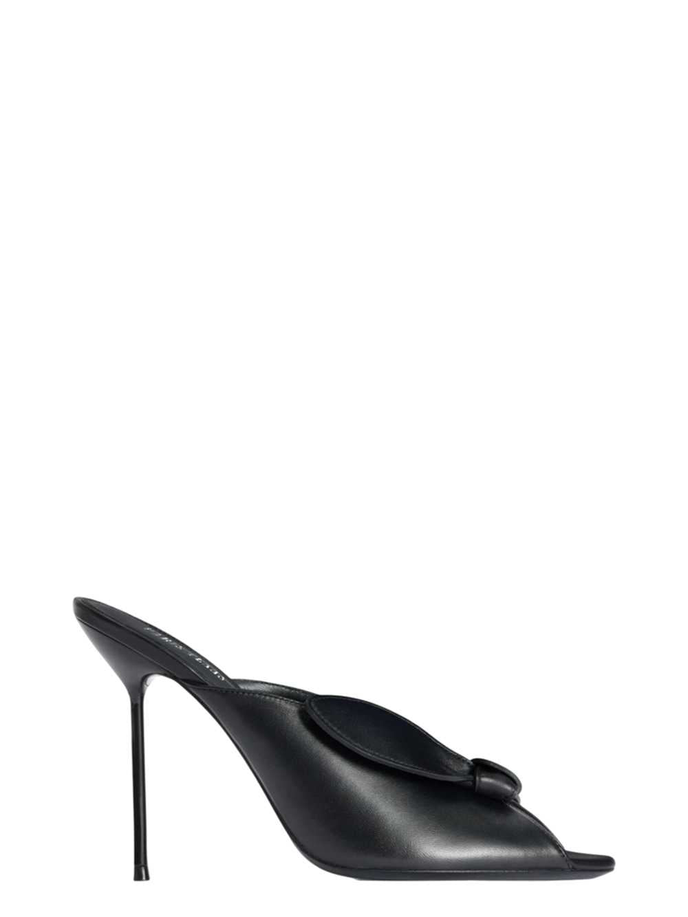Paris Texas Women Lidia 105 Black Nappa Leather Bow PARIS TEXAS