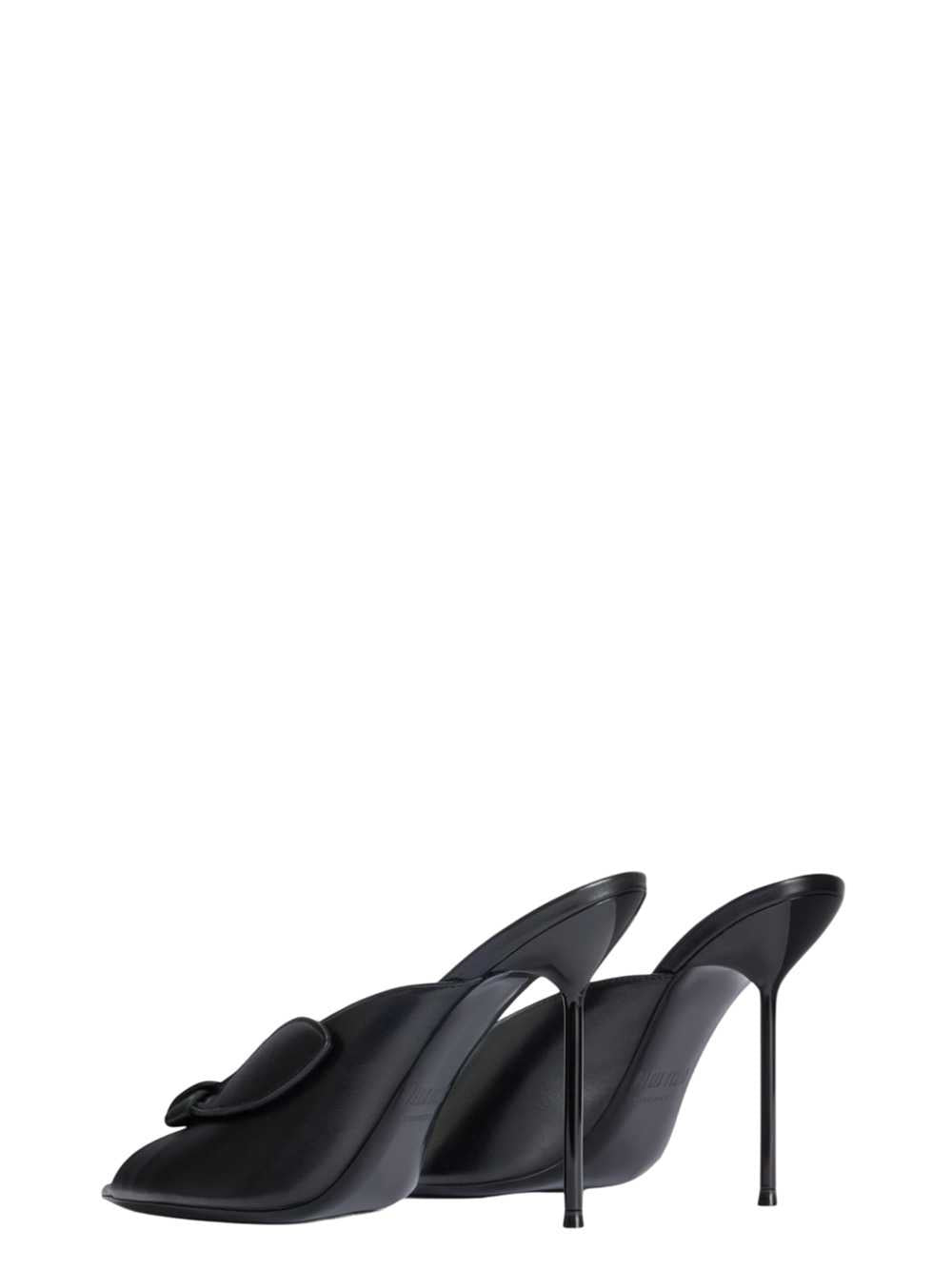 Paris Texas Women Lidia 105 Black Nappa Leather Bow PARIS TEXAS
