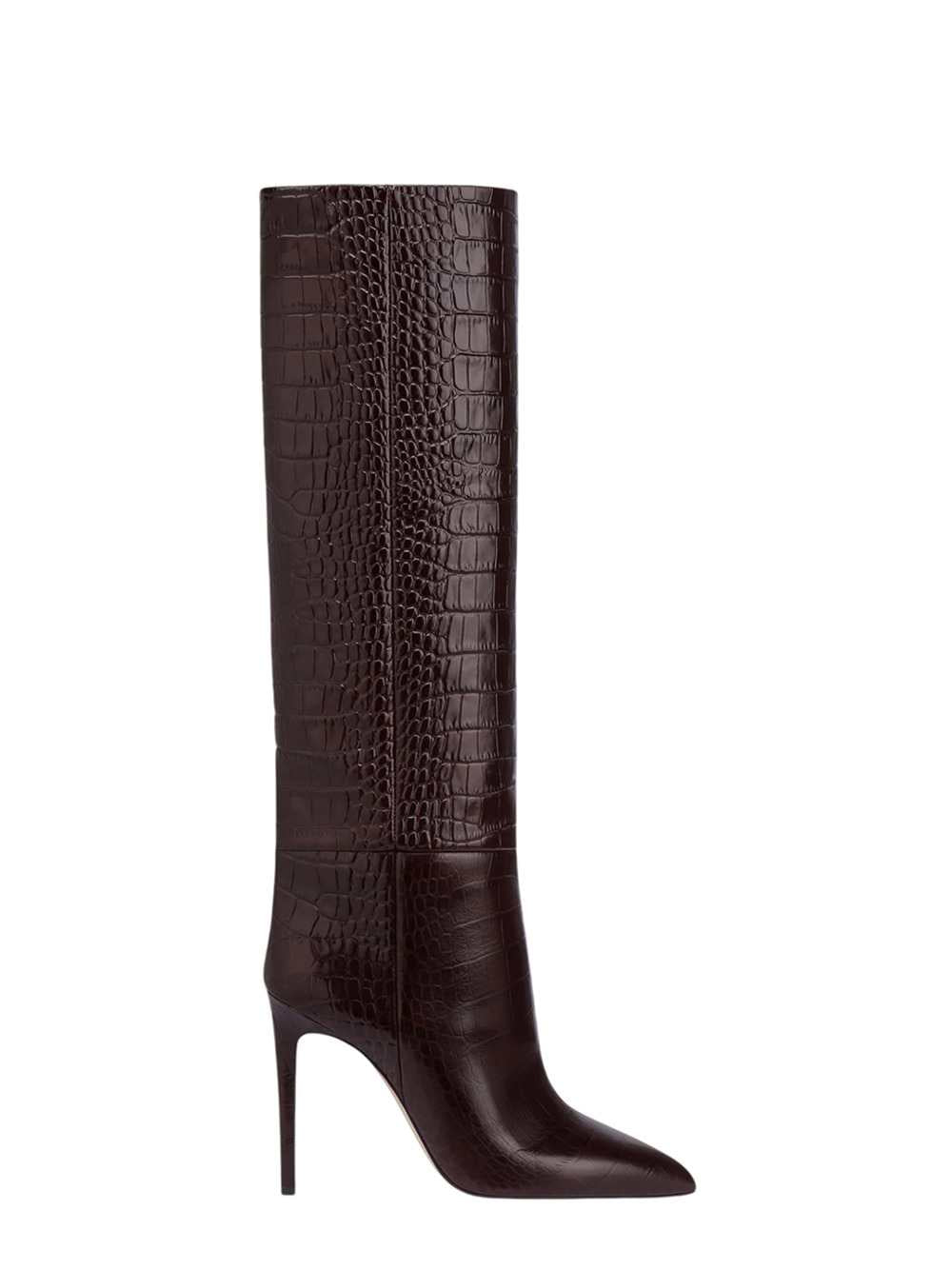 Paris Texas Women Crocodile-Embossed Leather Boot