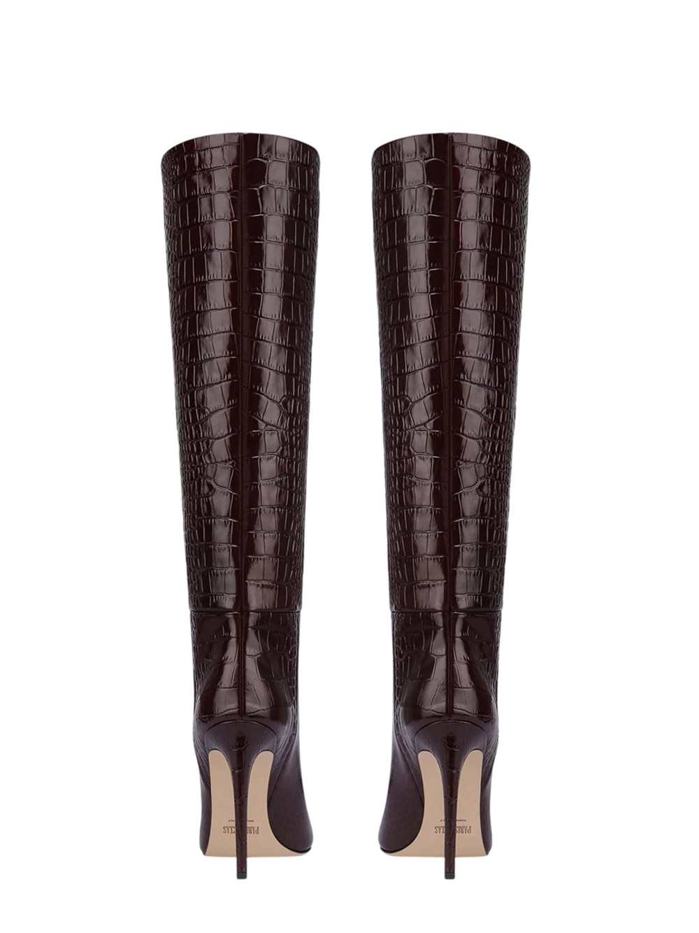 Paris Texas Women Crocodile-Embossed Leather Boot