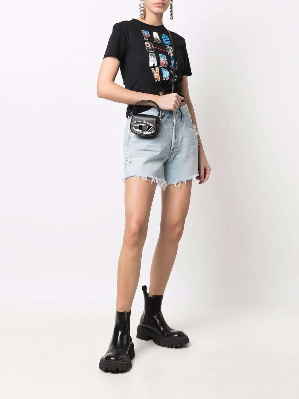Diesel Women 1Dr Xs Iconic Mini Bag With D-Logo Plaque DIESEL