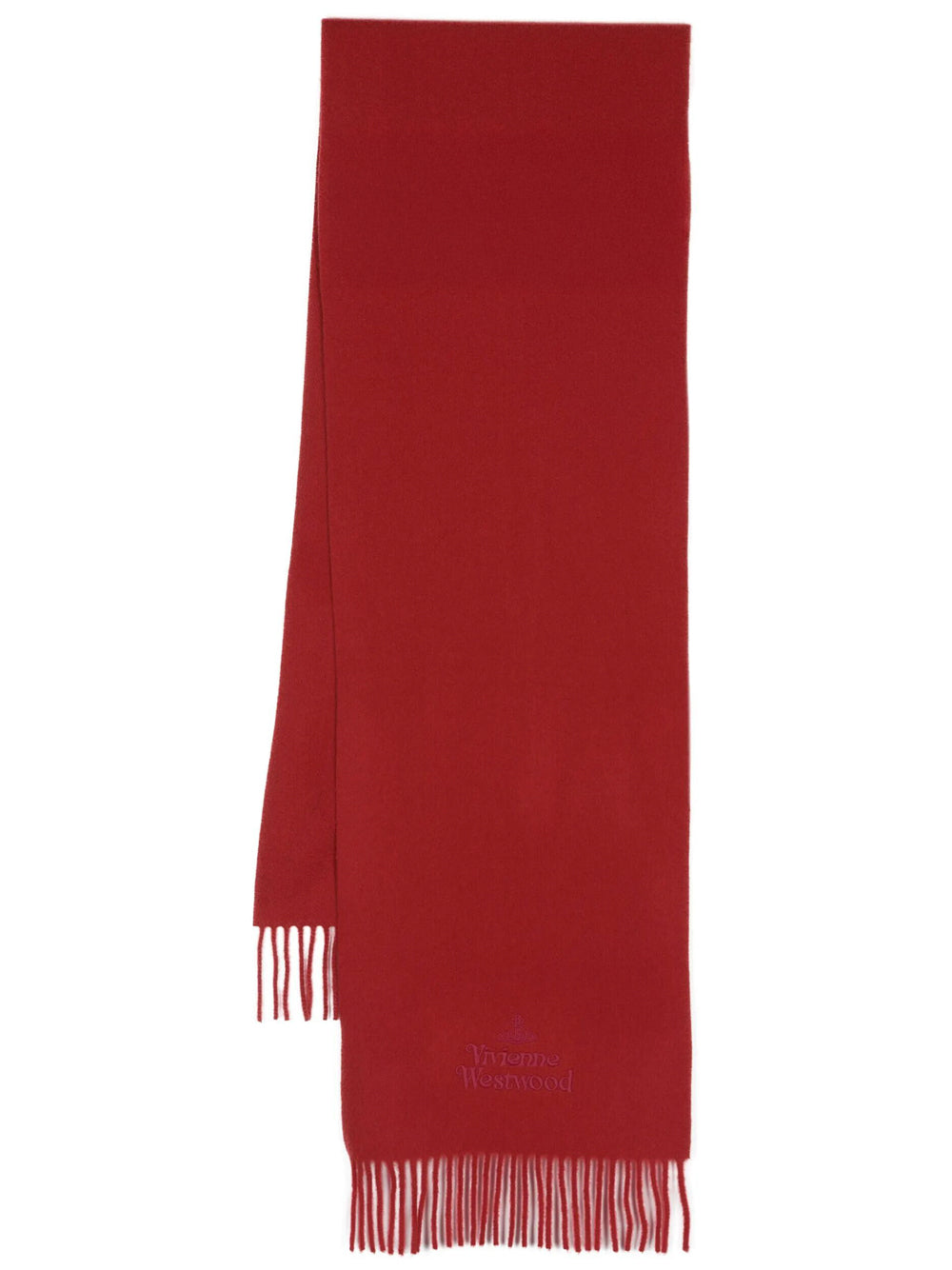 Vivienne Westwood Women Embroidered Wool Scarf VIVIENNE WESTWOOD