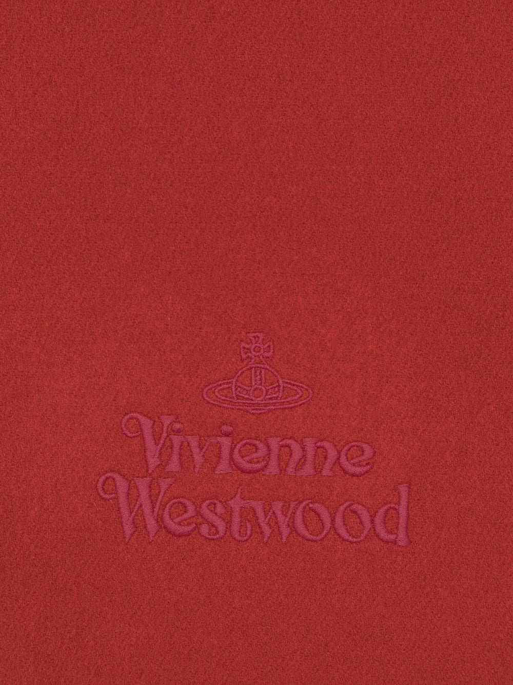 Vivienne Westwood Women Embroidered Wool Scarf VIVIENNE WESTWOOD