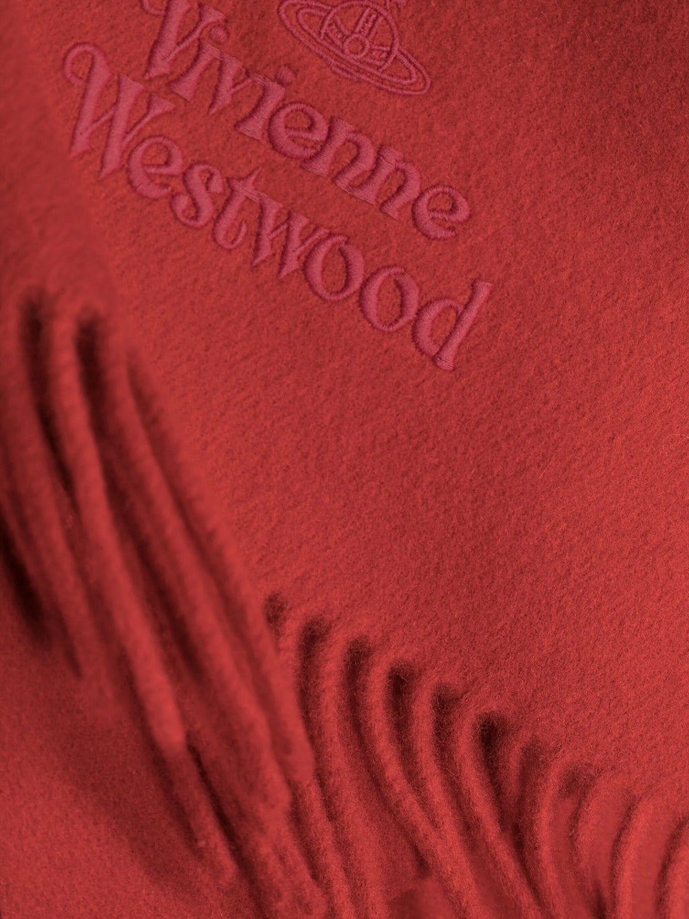 Vivienne Westwood Women Embroidered Wool Scarf VIVIENNE WESTWOOD