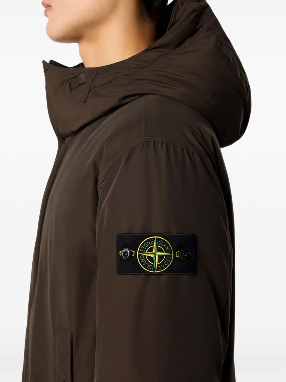 Stone Island Men Capospalla Lungo Con Piuma Rds STONE ISLAND