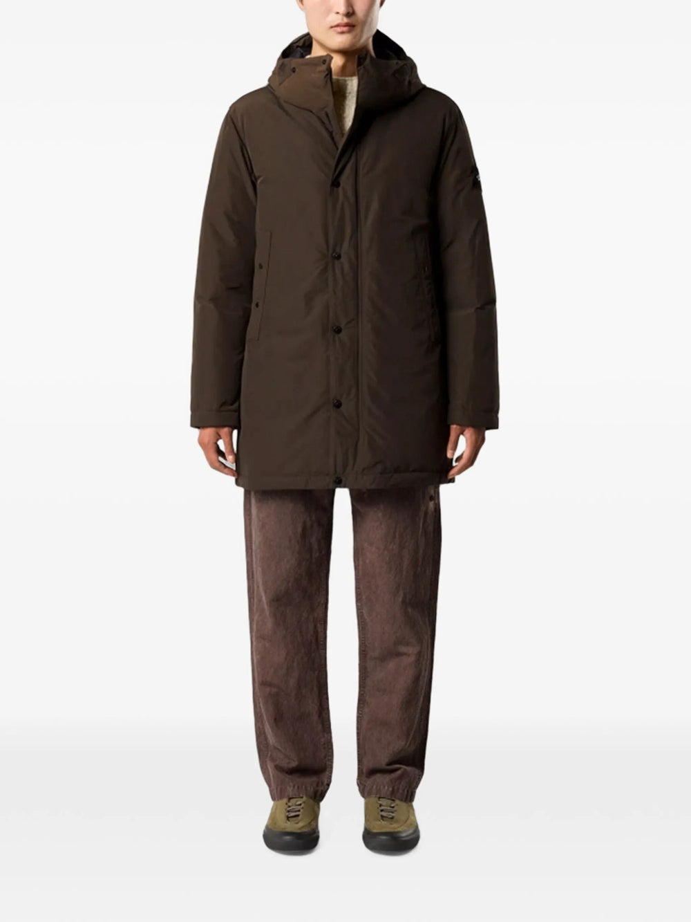 Stone Island Men Capospalla Lungo Con Piuma Rds STONE ISLAND
