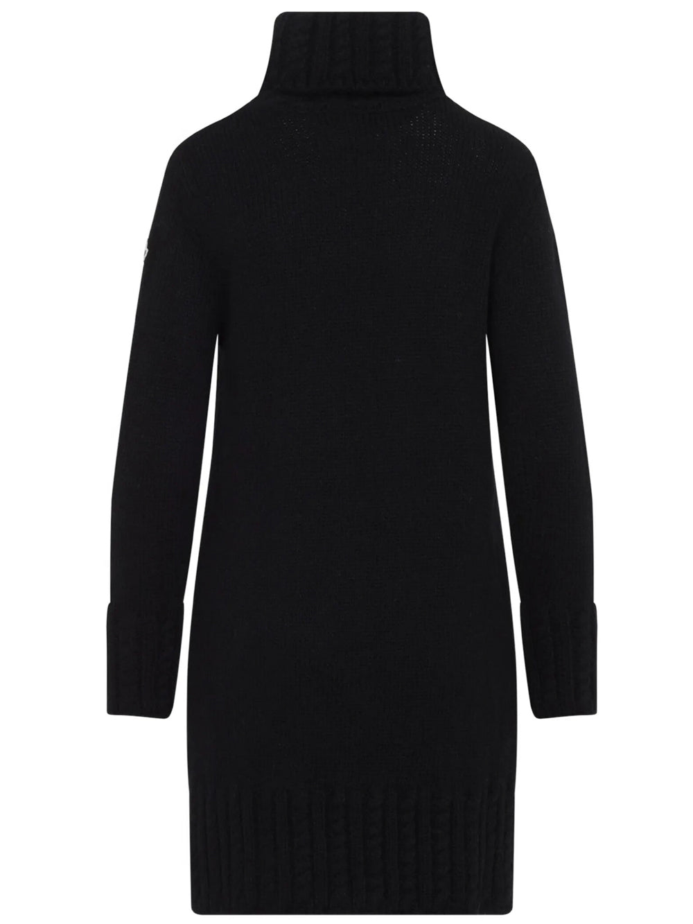 Moncler Women Abito A Collo Alto In Maglia Di Misto Alpaca MONCLER