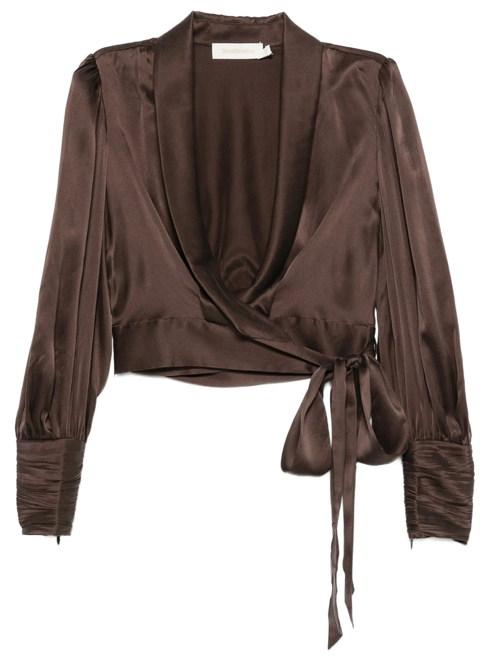 Zimmermann Women Silk Wrap Top ZIMMERMANN