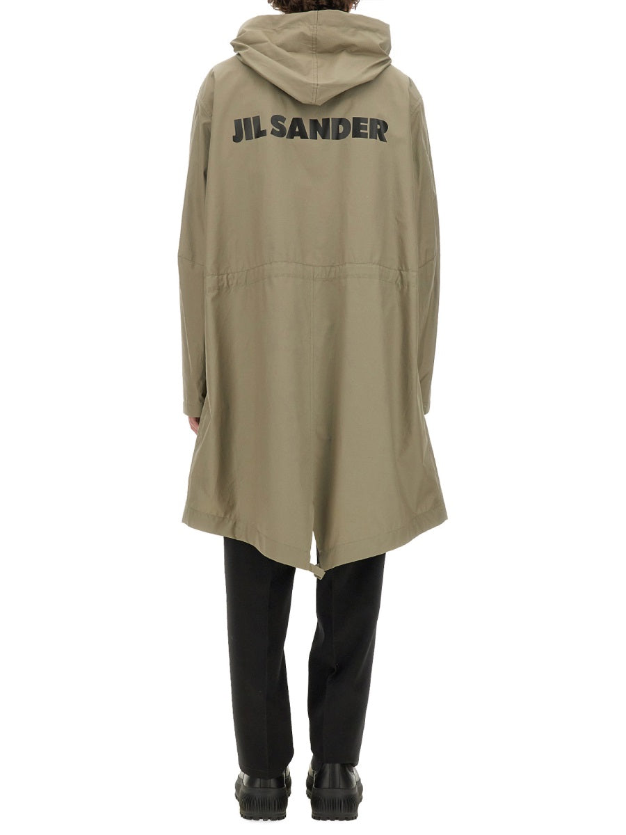 Jil Sander Men Parka With Logo JIL SANDER