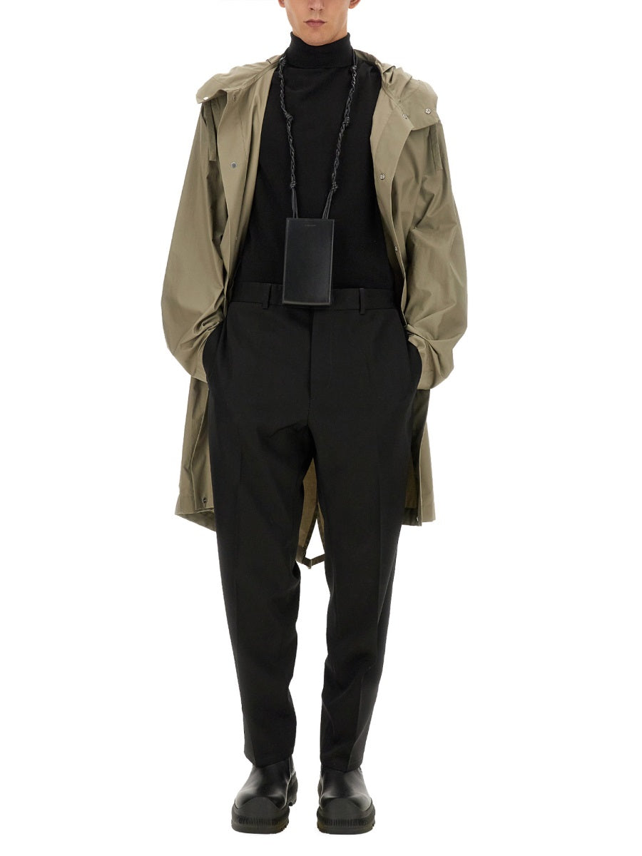 Jil Sander Men Parka With Logo JIL SANDER