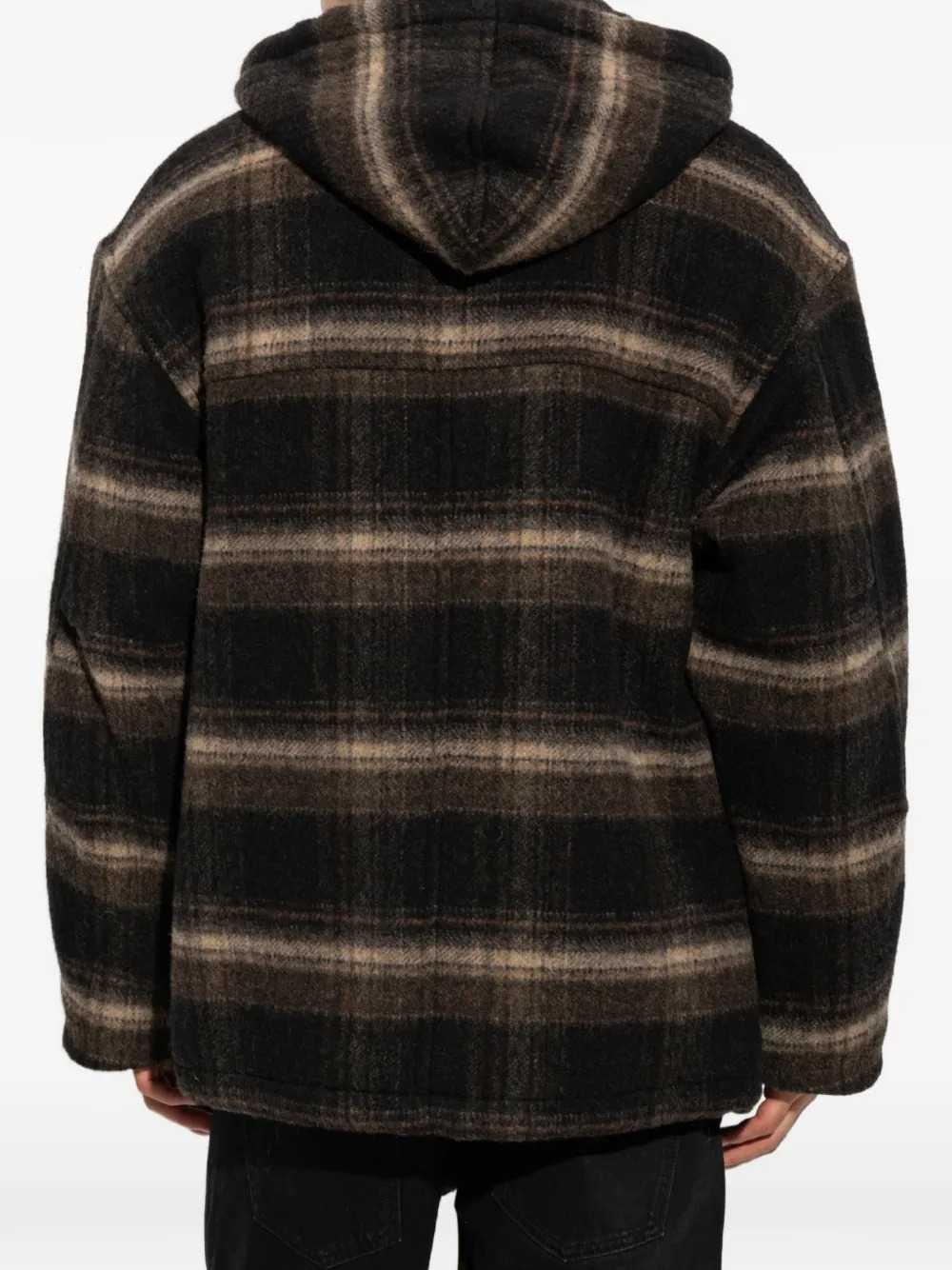 Marant Men Kiril Hooded Checked Jacket ISABEL MARANT