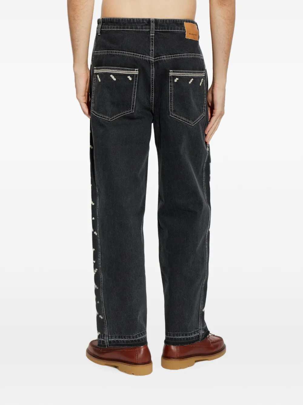 Marant Men Jorian Embroidered Jeans ISABEL MARANT