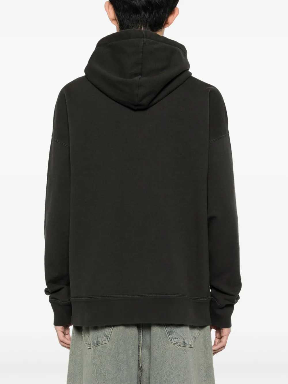 Marant Men Miley Flocked-Logo Hoodie ISABEL MARANT