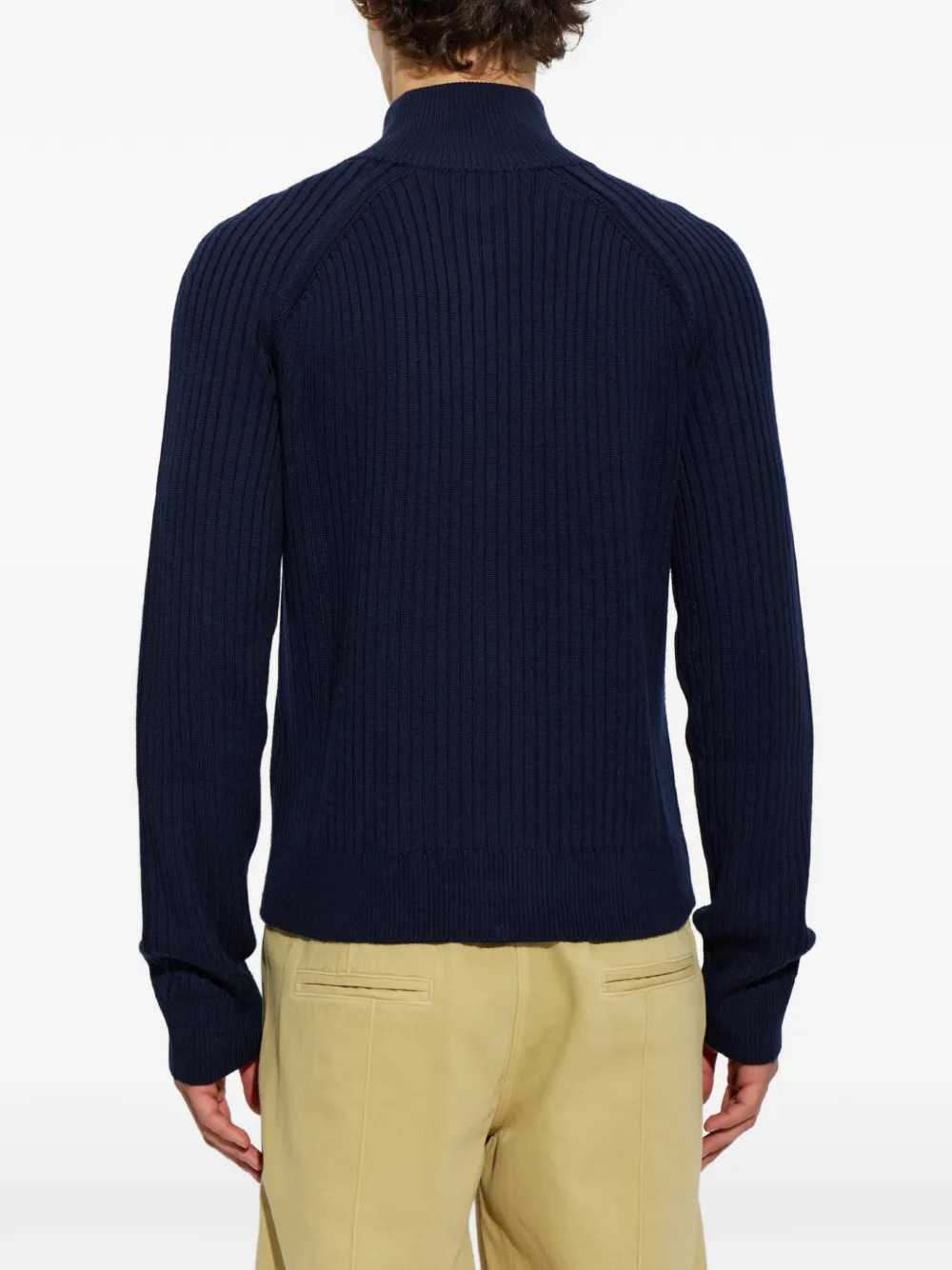 Marant Men Ribbed Zip-Up Cardigan ISABEL MARANT