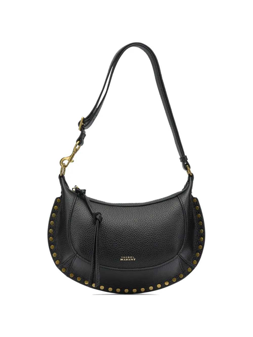 Marant Women Oskan Moon Soft Leather Shoulder Bag ISABEL MARANT