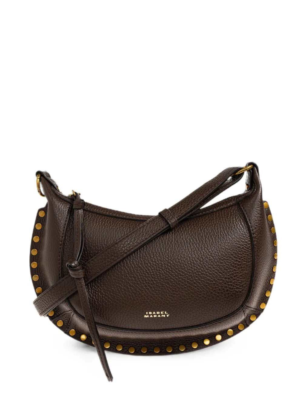 Marant Women Oskan Moon Bag In Grained Leather ISABEL MARANT