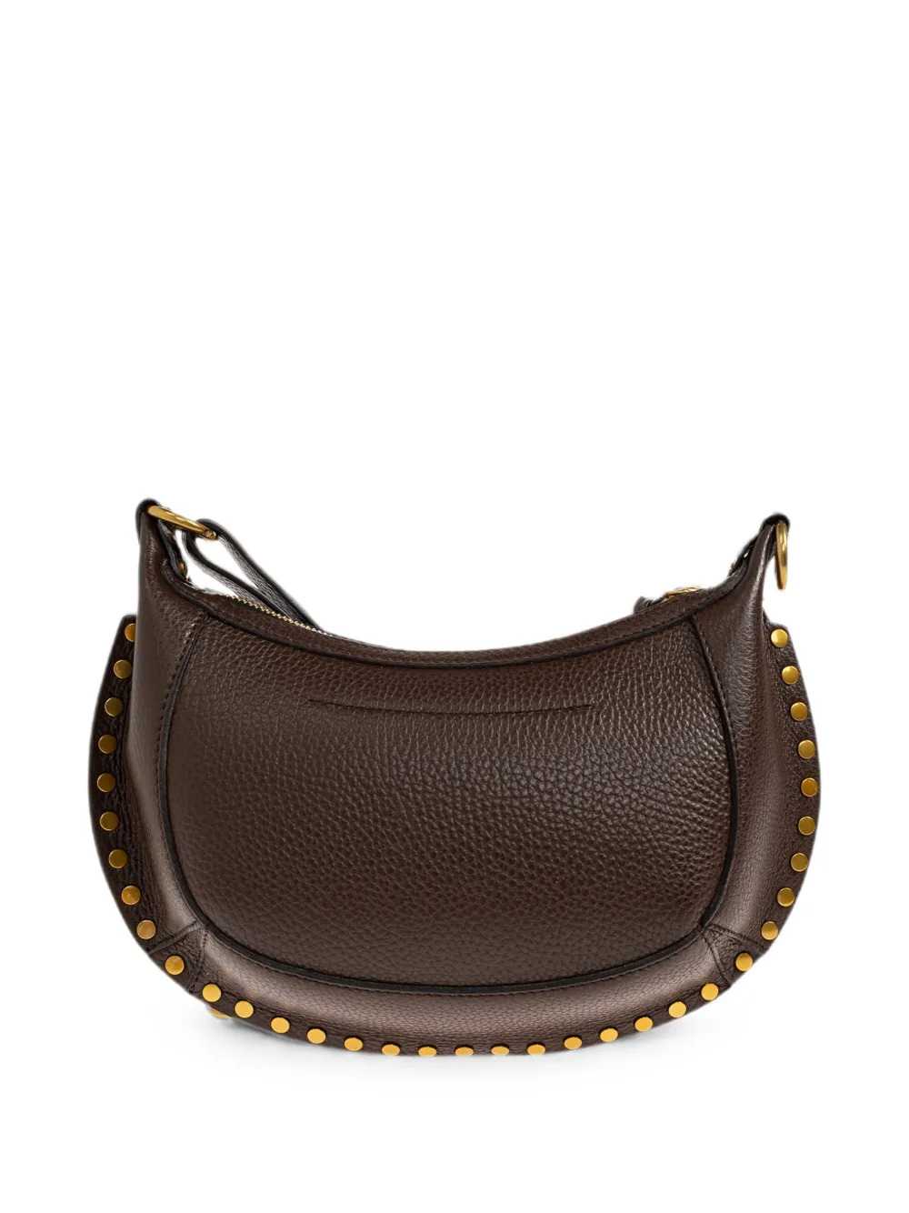 Marant Women Oskan Moon Bag In Grained Leather ISABEL MARANT