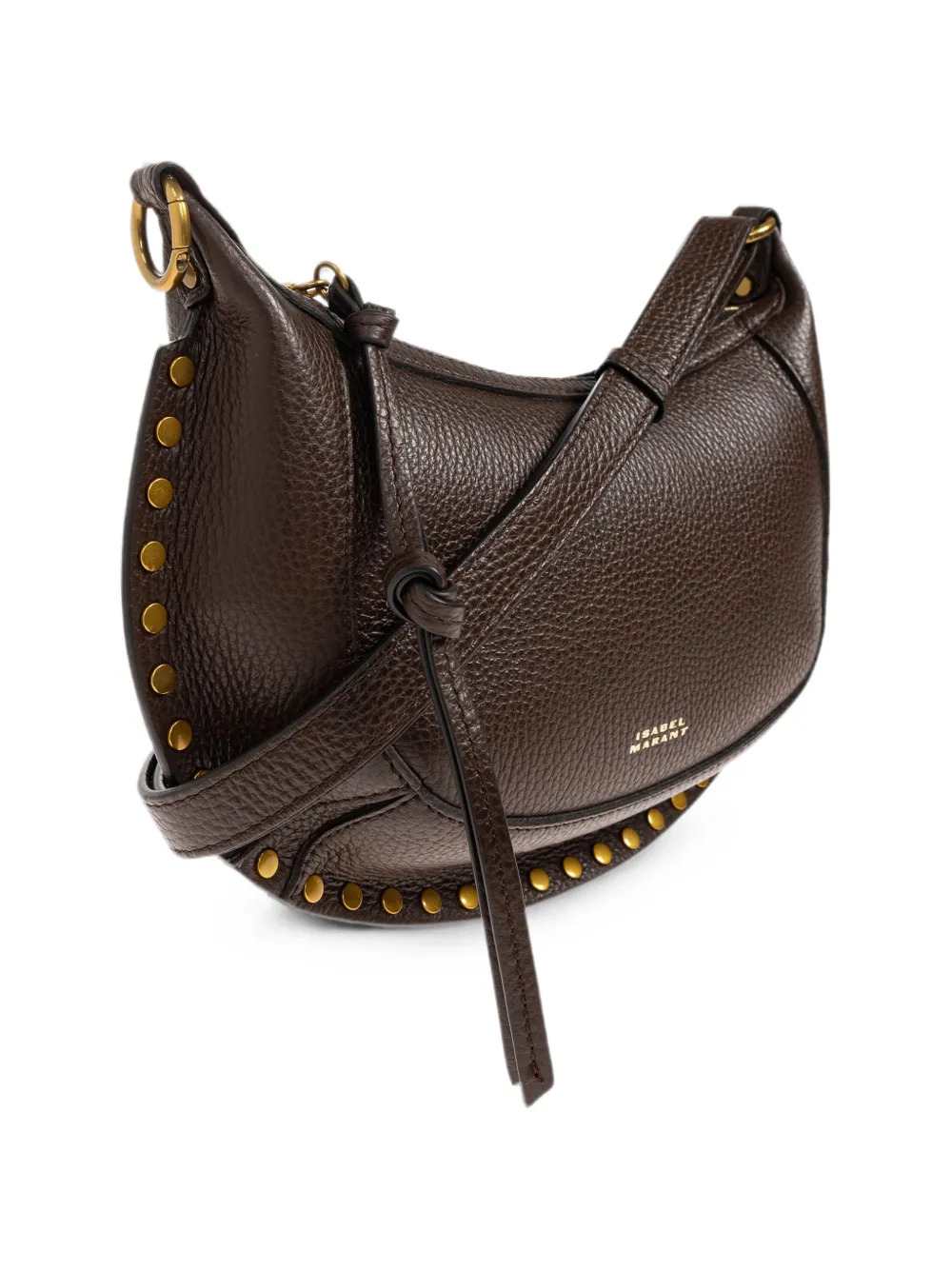 Marant Women Oskan Moon Bag In Grained Leather ISABEL MARANT
