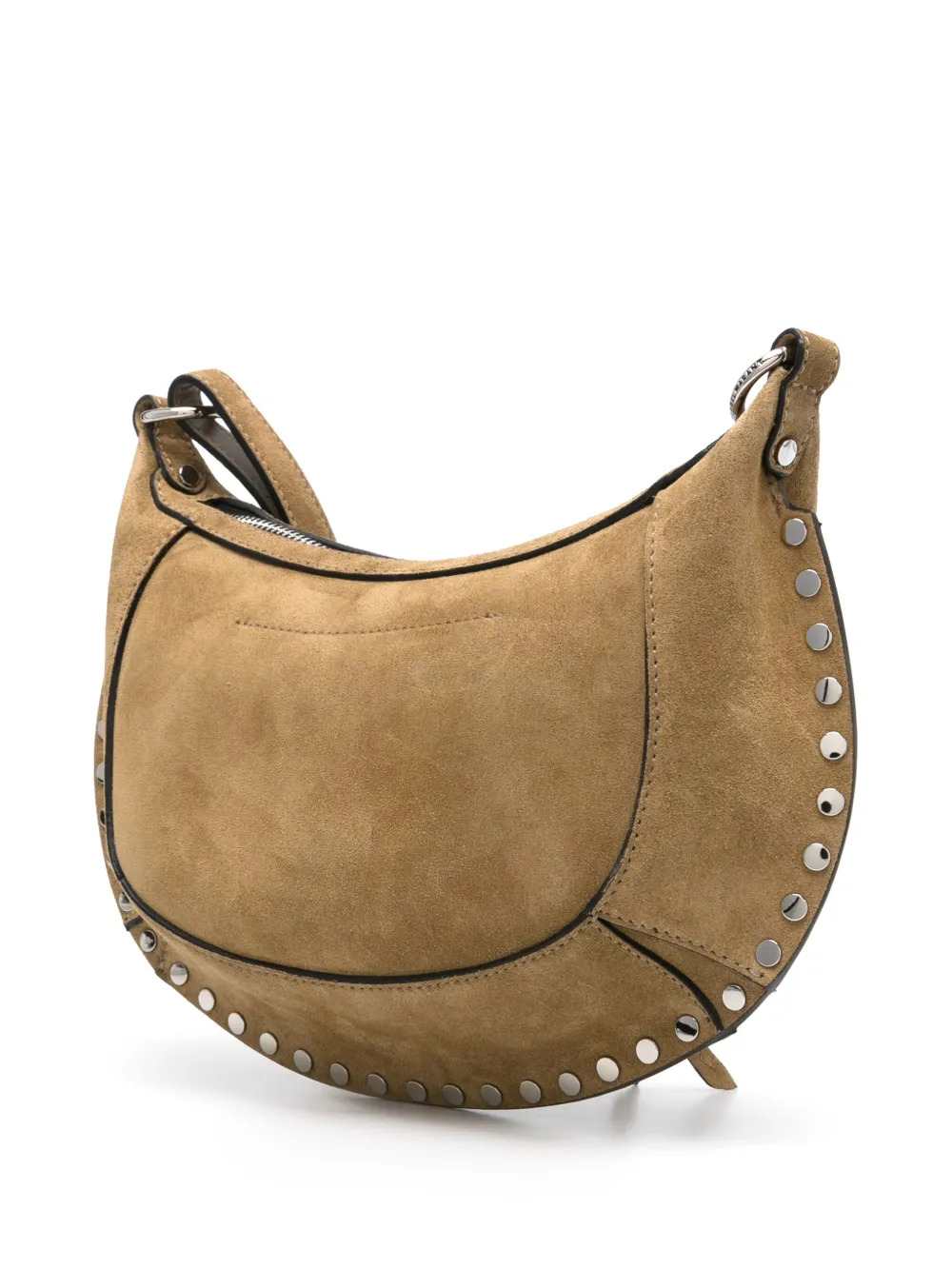 Marant Women Oskan Moon Shoulder Bag With Decorative Studs. ISABEL MARANT